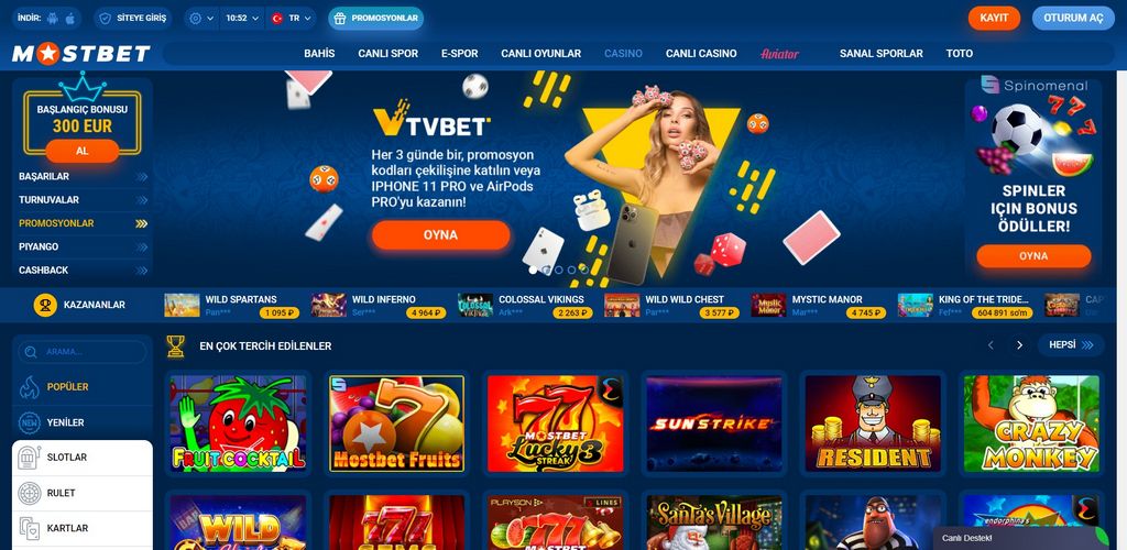 MostBet AZ Casino Saytı